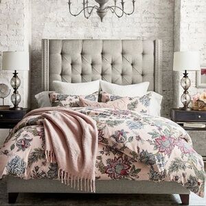Pottery Barn Laurel Palampore Queen Duvet & 2shams